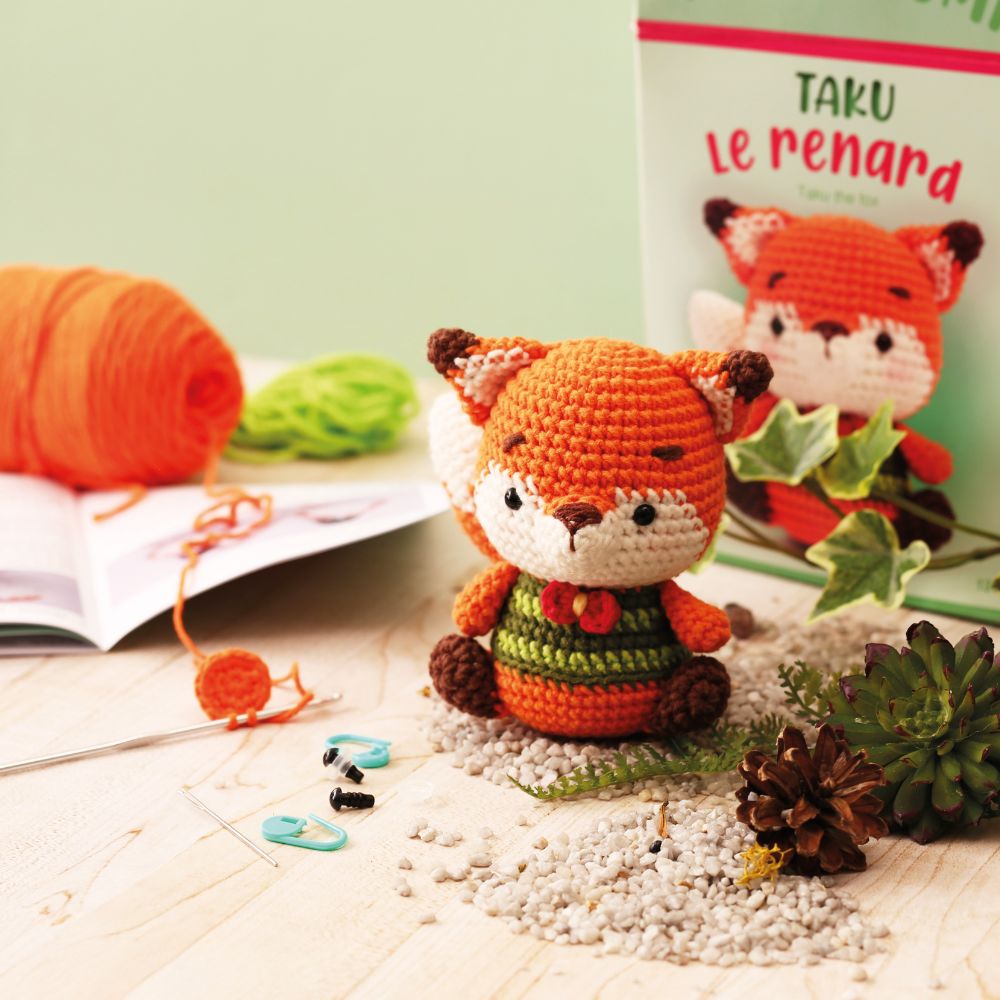 Amigurumi Crochet Taku The Fox Graine Creative 