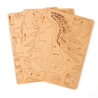 Graine Creative 3D Wooden Model Kit - Unicorn