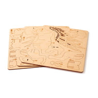 Graine Creative 3D Wooden Model Kit - Unicorn