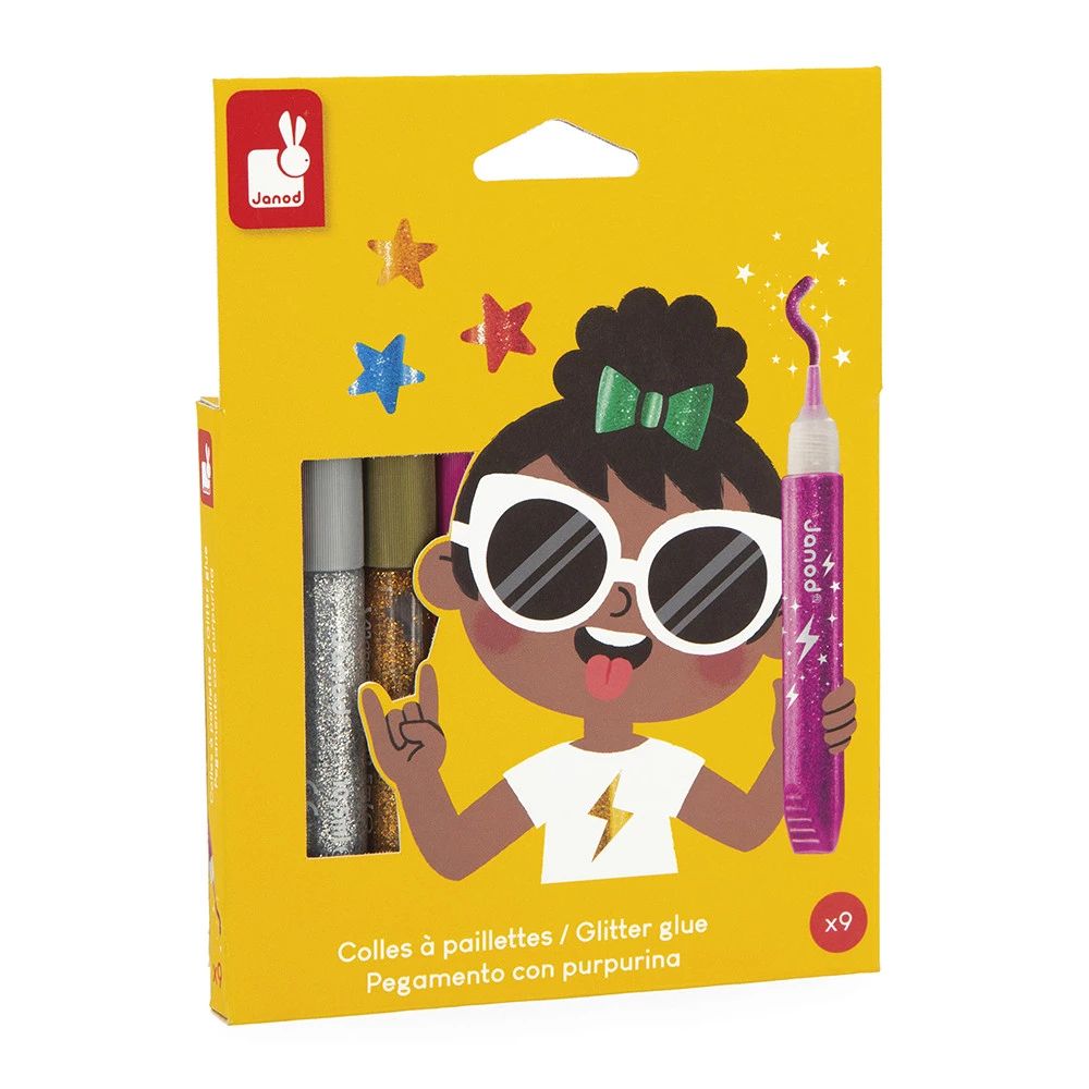 Janod Glitter Glue Craft Pens