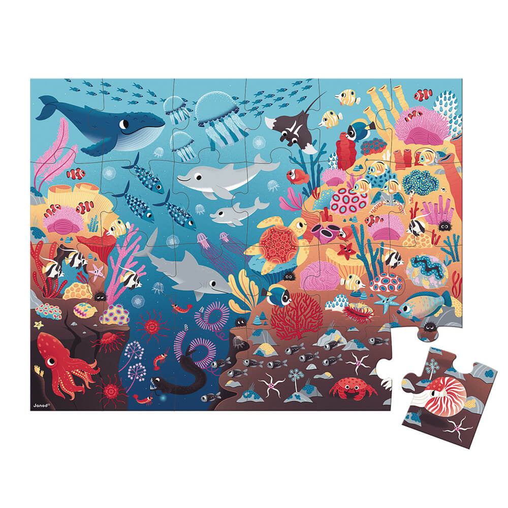 Janod Magic Jigsaw Puzzle - The Ocean
