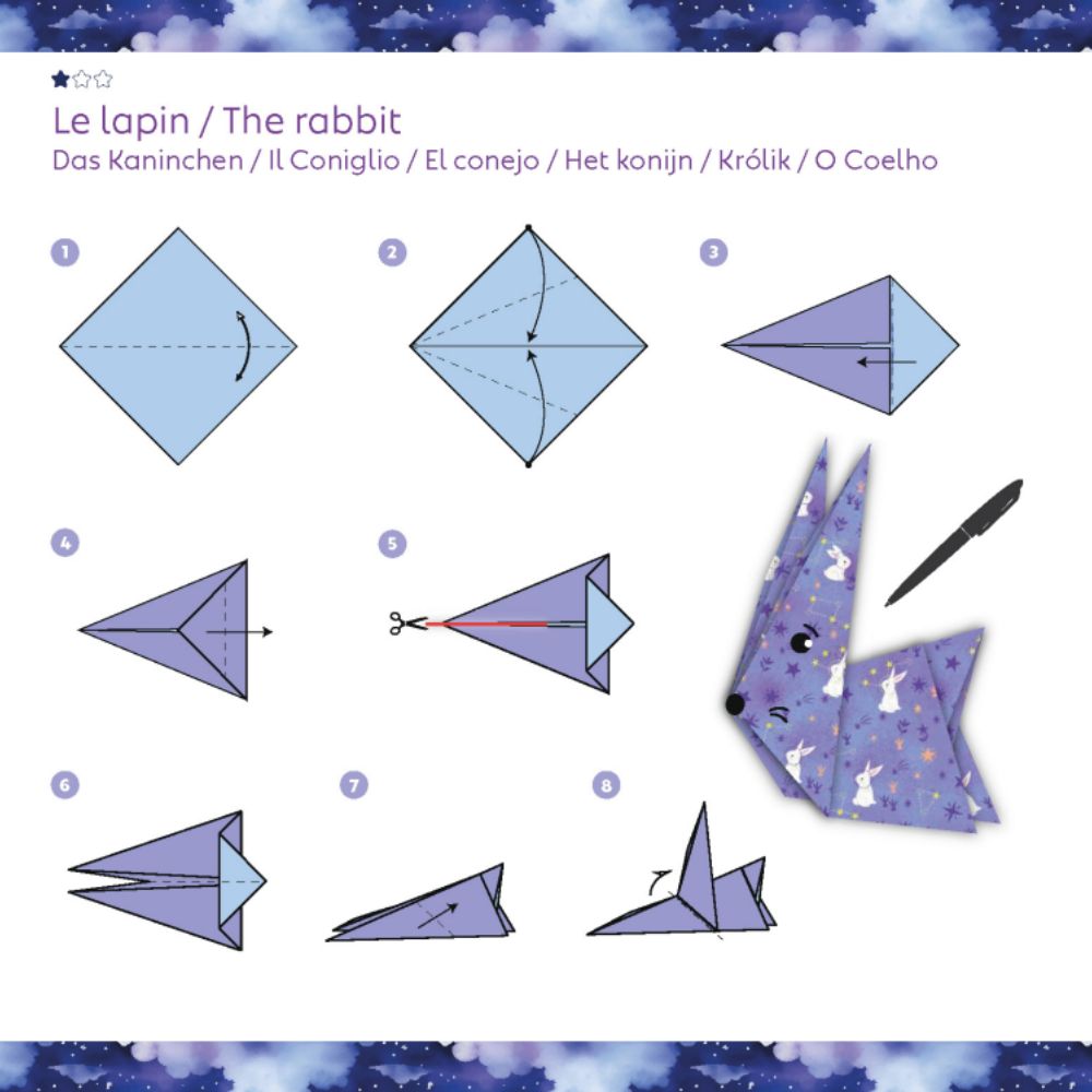 Janod Constellations Origami Craft Kit