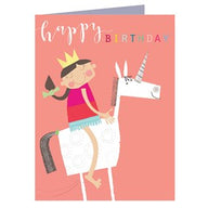 Unicorn birthday card