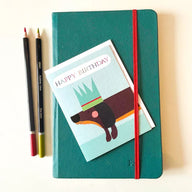 Sausage Dog Birthday Card