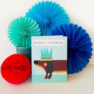 Sausage Dog Birthday Card