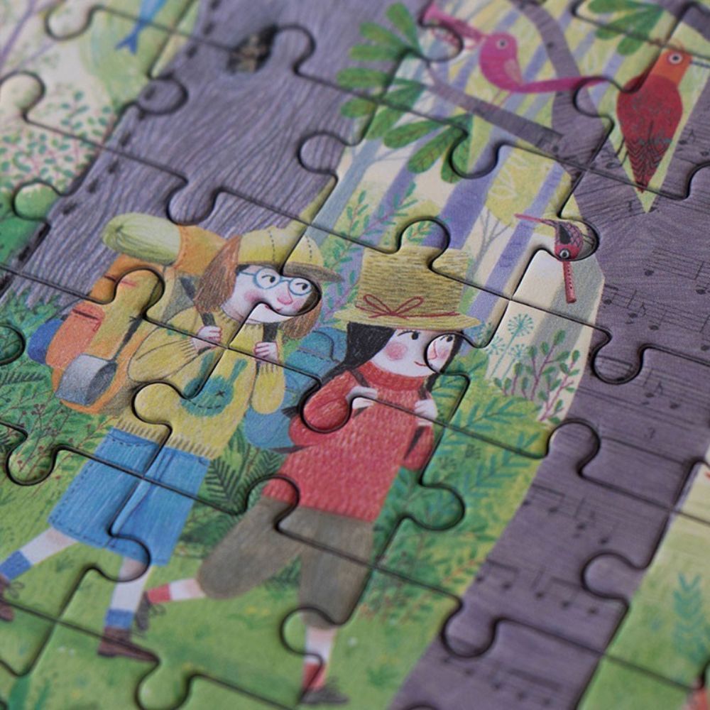 Londji Pocket Puzzle - Day and Night In The Forest (100 piece)
