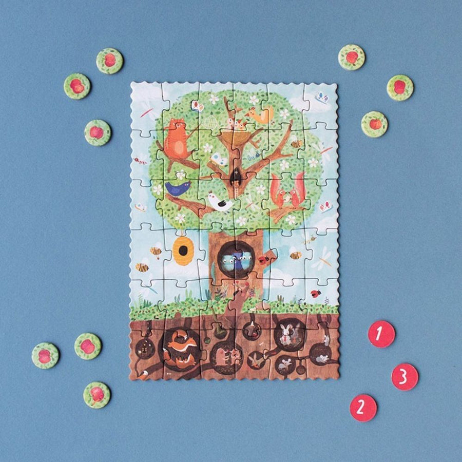 Londji Tiny Puzzle Count & Learn - Apple Tree (36 pieces)