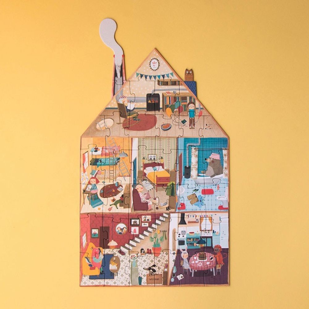 Londji Welcome To My Home! Reversible Jigsaw Puzzle (36 Pieces)