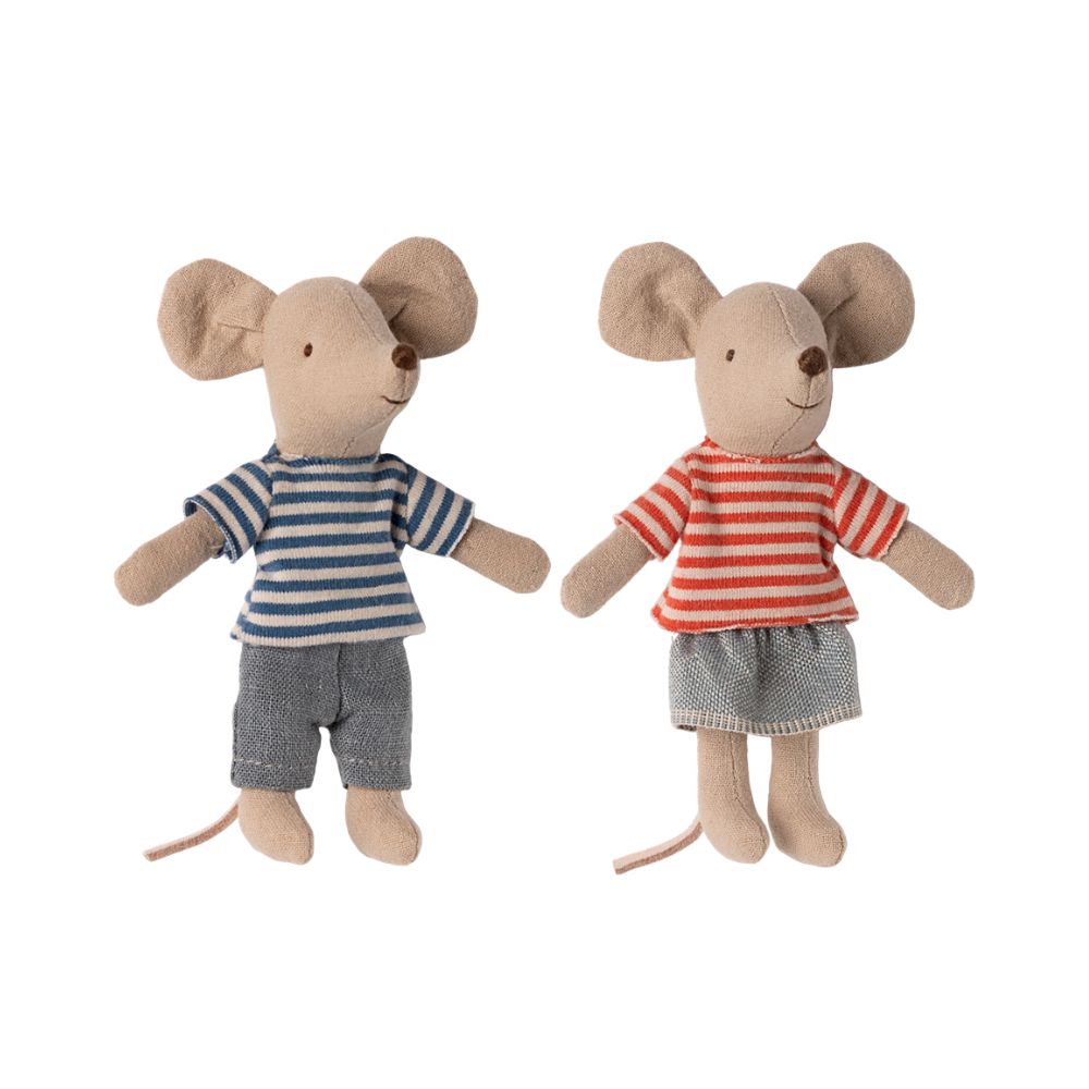 Maileg LouiMax and Stella, Little brother and sister mice