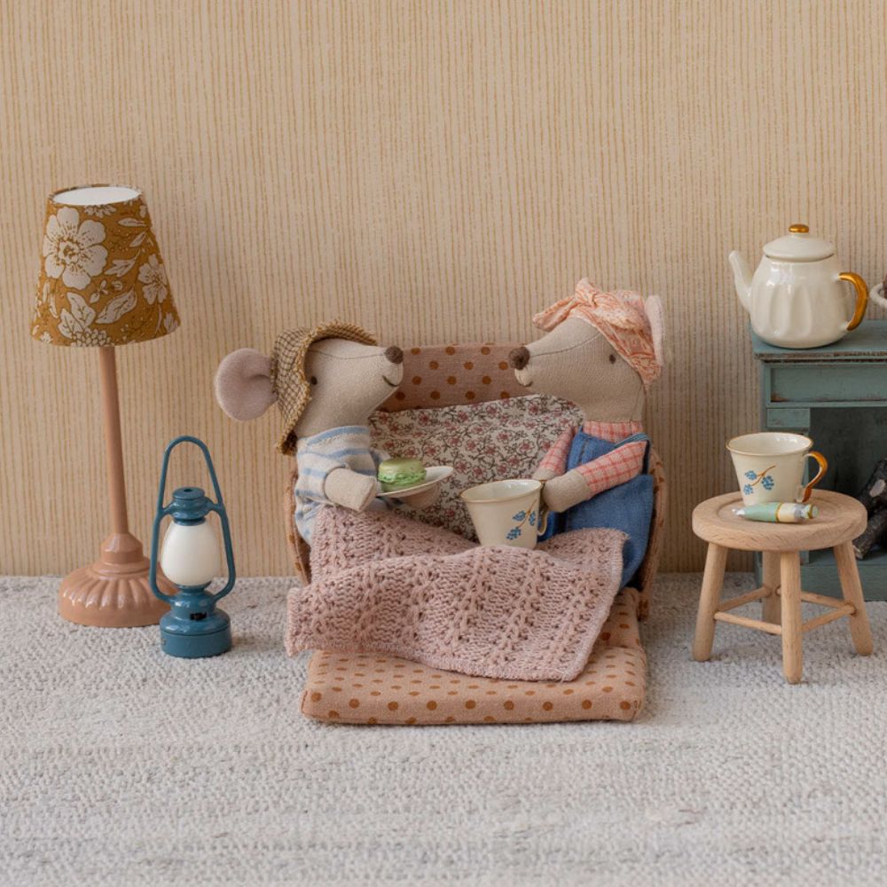 Maileg Mouse - LouiMax Sofa bed, Dots
