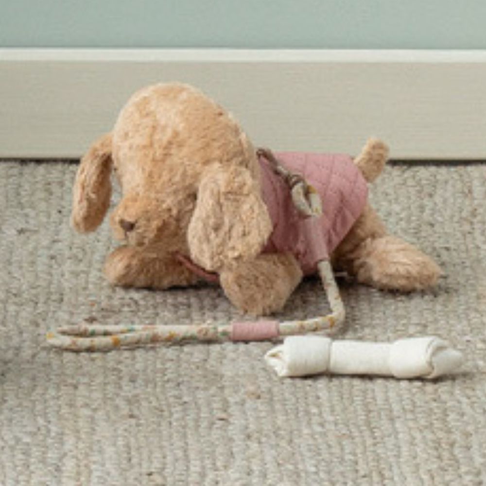 Maileg Pet Harness and Leash, Rose