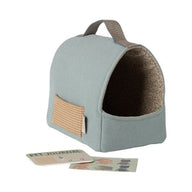 Maileg Pet Supply, Carrier Dusty Blue