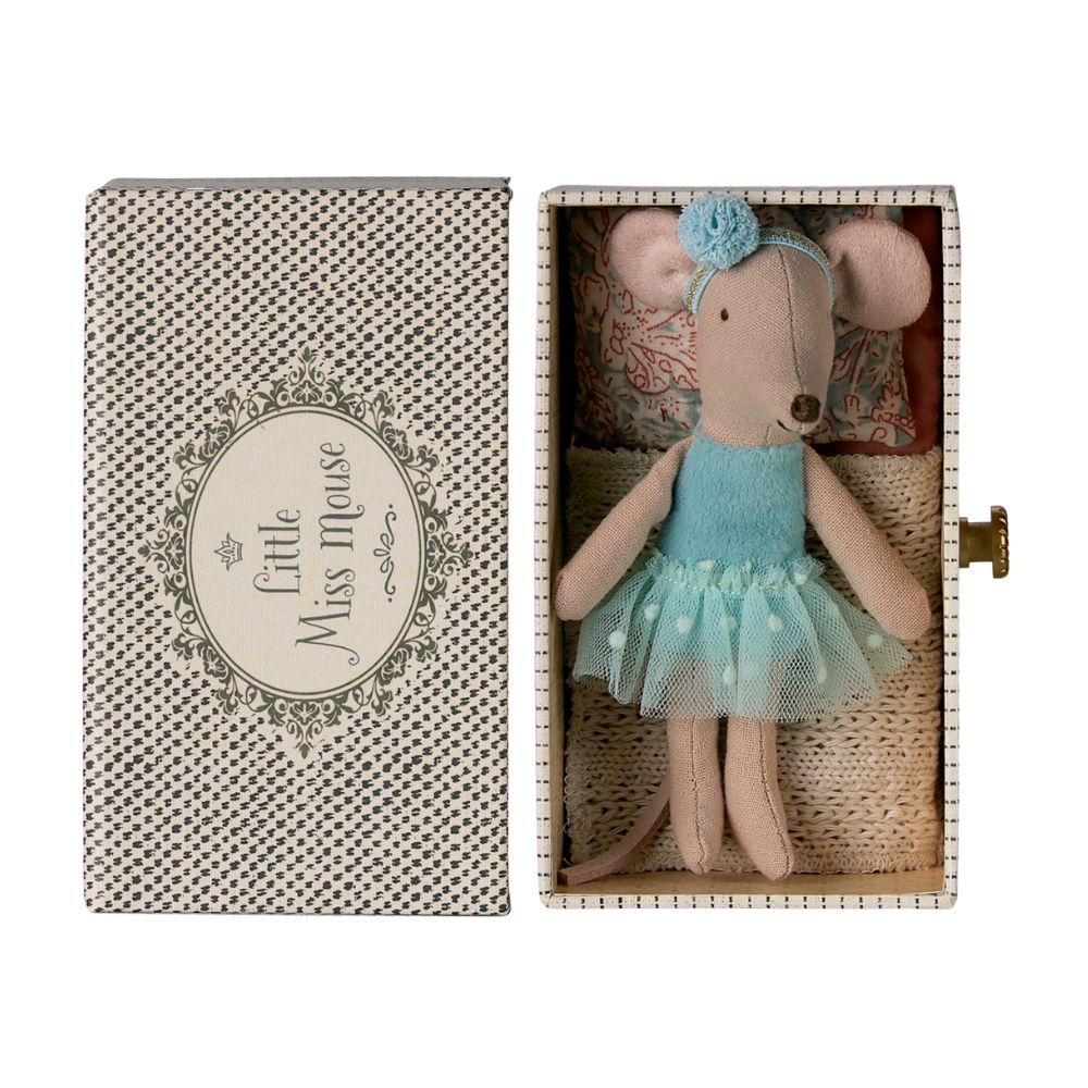 Maileg Dance Mouse In Daybed, Little Mouse 
