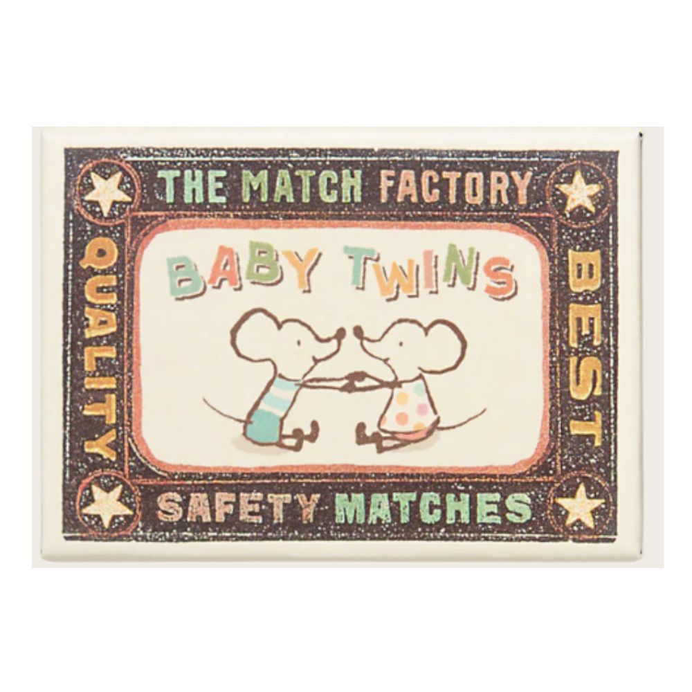 Maileg Twin Baby Mice in Matchbox 17-5000-00