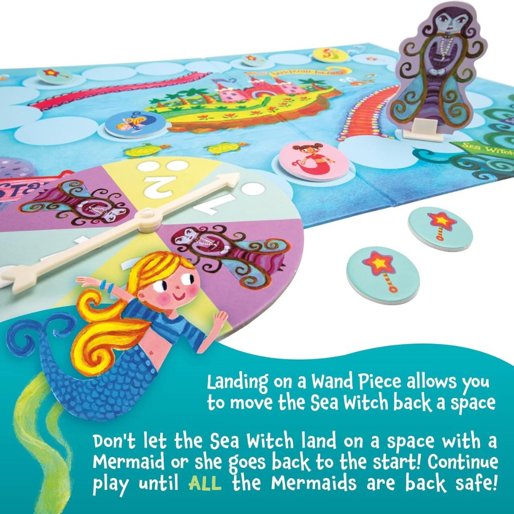 Peaceable Kingdom - Mermaid Island Cooperative Game