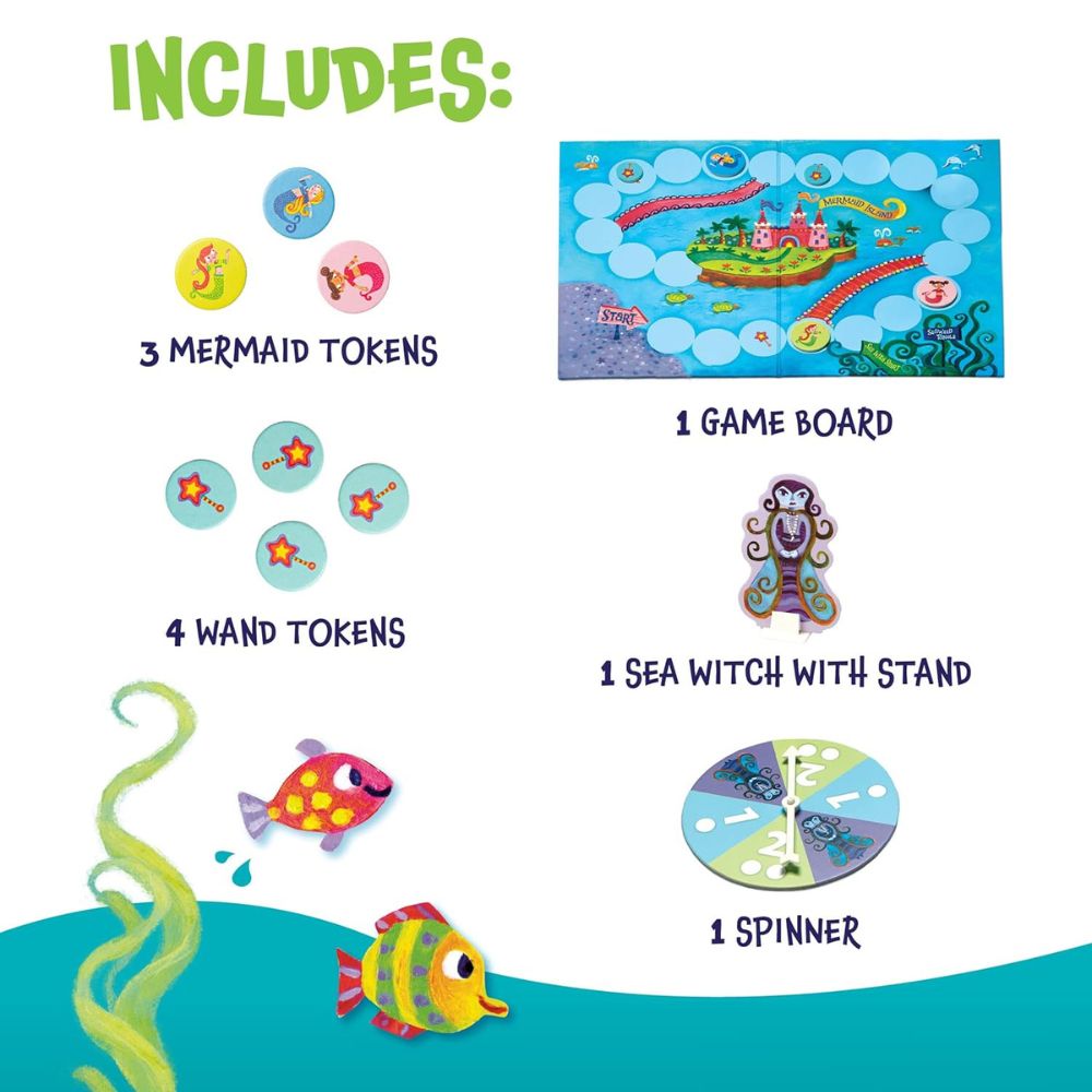 Peaceable Kingdom - Mermaid Island Cooperative Game