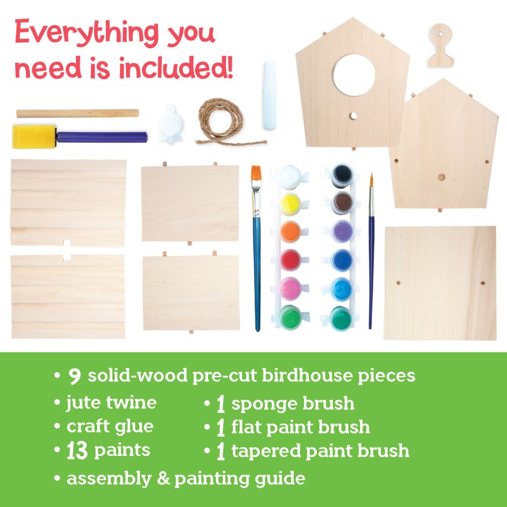 MindWare Make Your Own Wooden Bird House