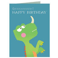 Mini Dinosaur Happy Birthday Card