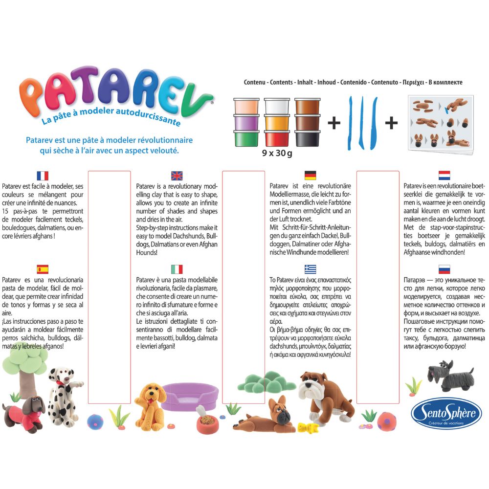 Patarev Dogs - Air Drying Clay Kit