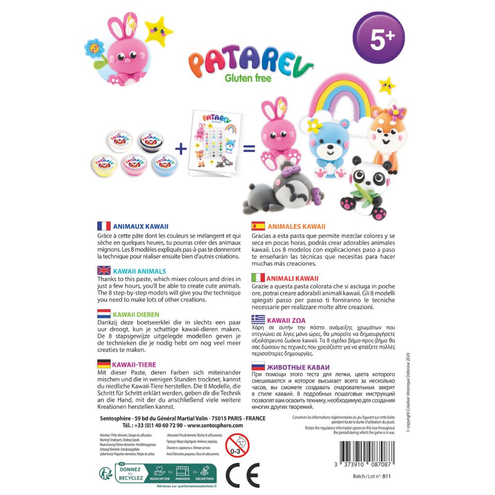Patarev Kawaii - Air Drying Clay Kit
