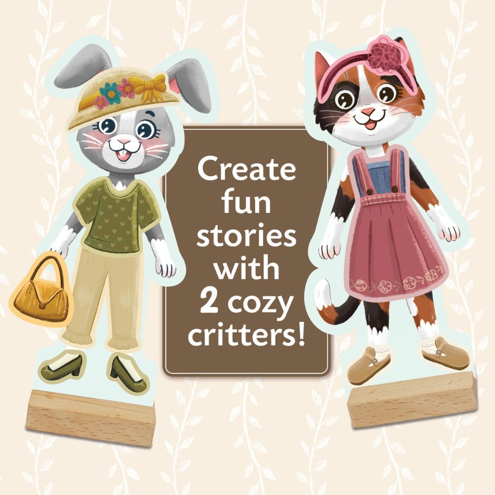 Peaceable Kingdom Magnetic Dress-up Cozy Critters Playset