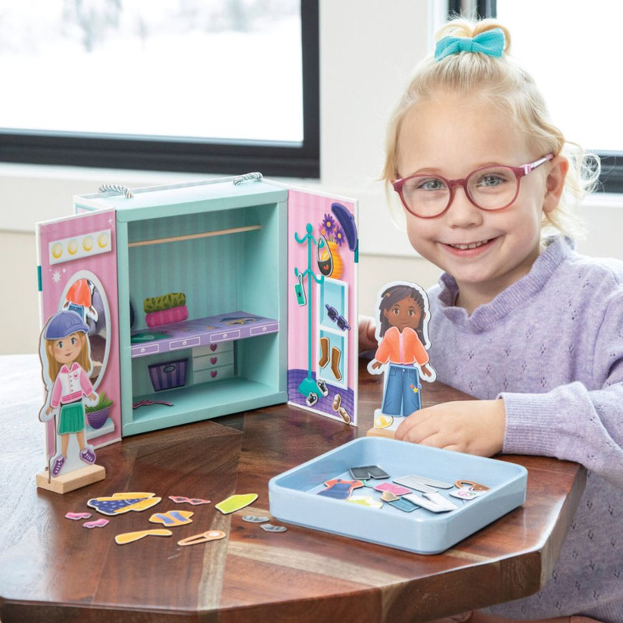 Peaceable Kingdom Magnetic Dress-up Fashion Friends Playset
