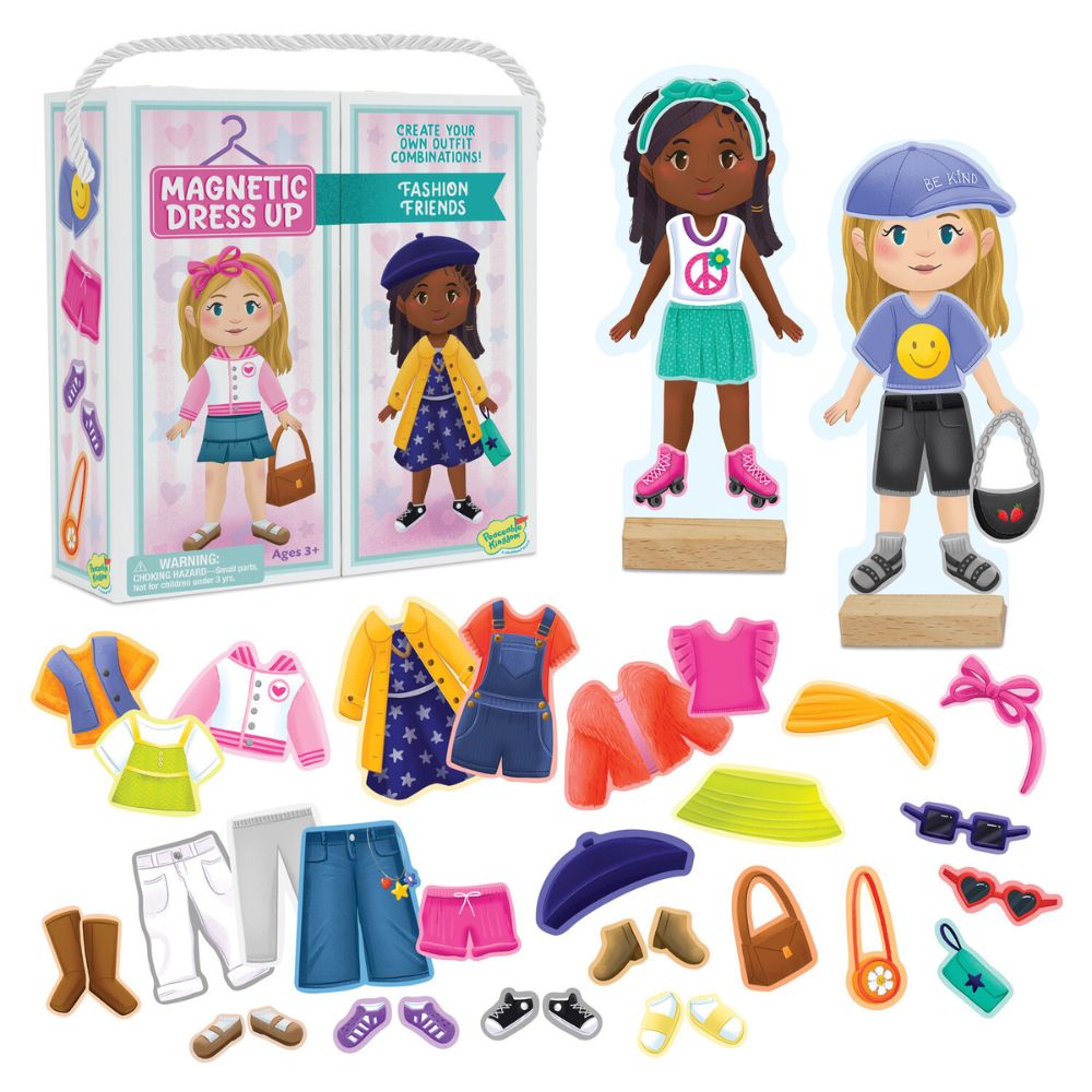 Peaceable Kingdom Magnetic Dress-up Fashion Friends Playset