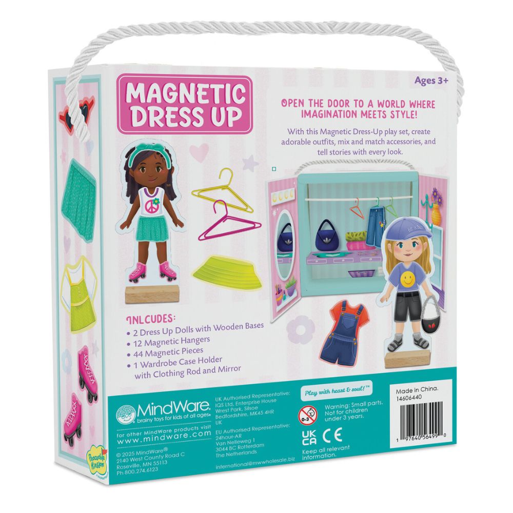 Peaceable Kingdom Magnetic Dress-up Fashion Friends Playset