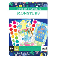 Petit Collage Paint By Numbers - Monsters