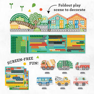Petit Collage Mosaic Sticker Book - On The Move Vehicles