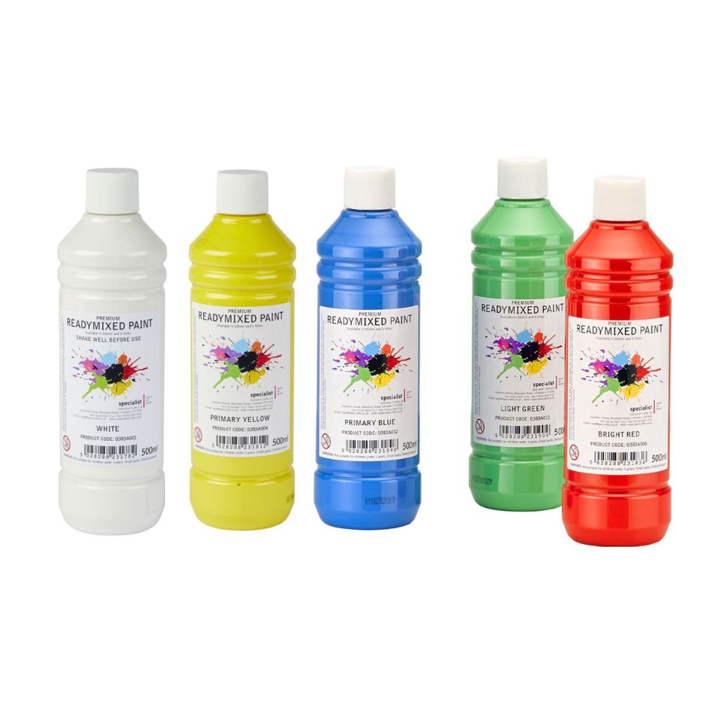 Premium Ready Mixed Paint - Set of 5