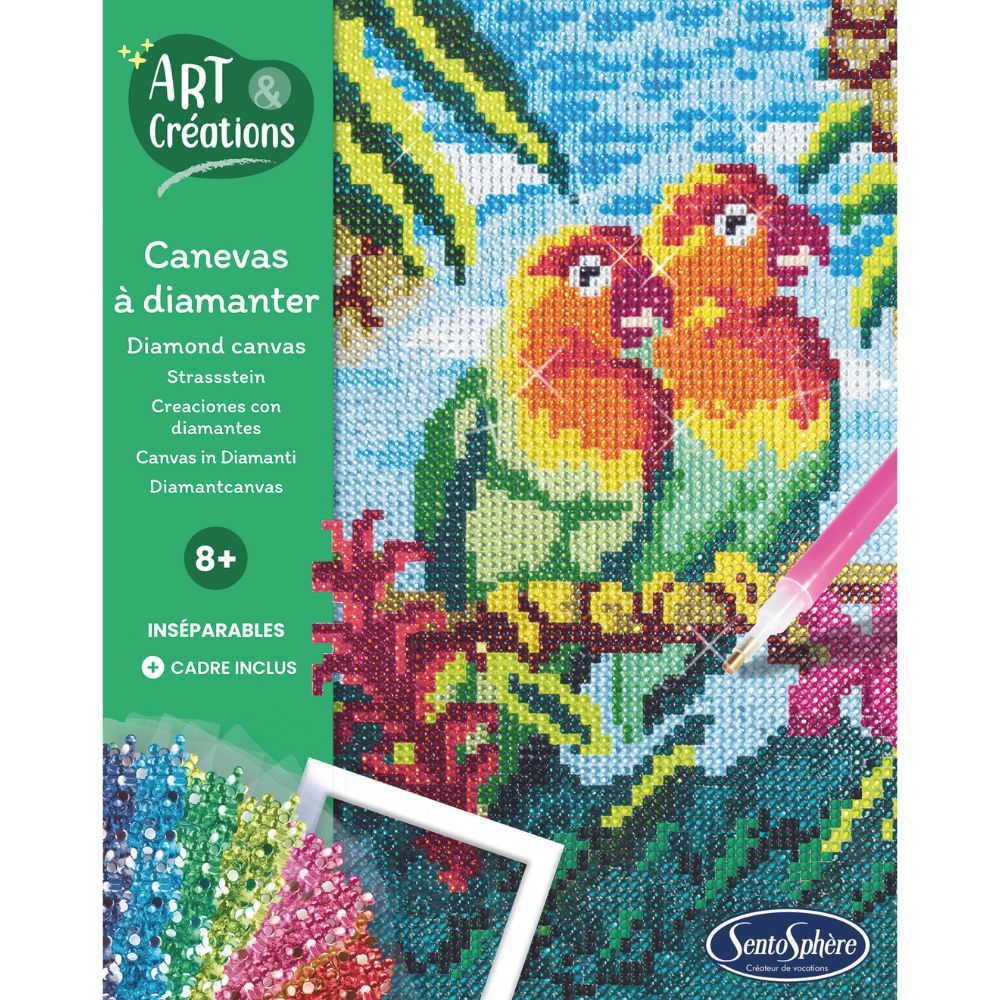 Sentosphere Lovebirds Diamond Picture Mosaic