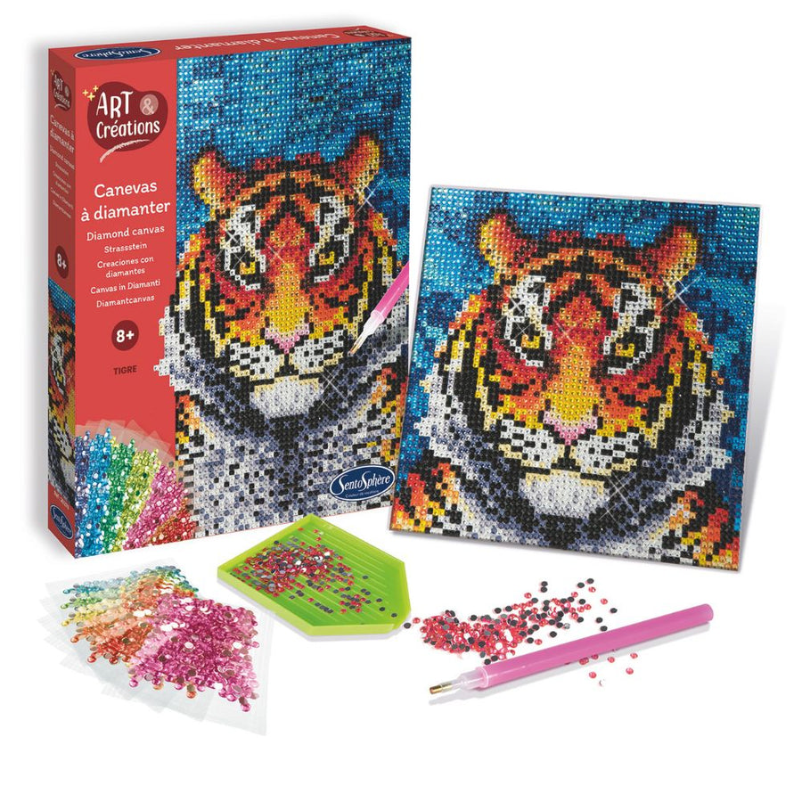 Sentosphere Tiger Diamond Picture Mosaic