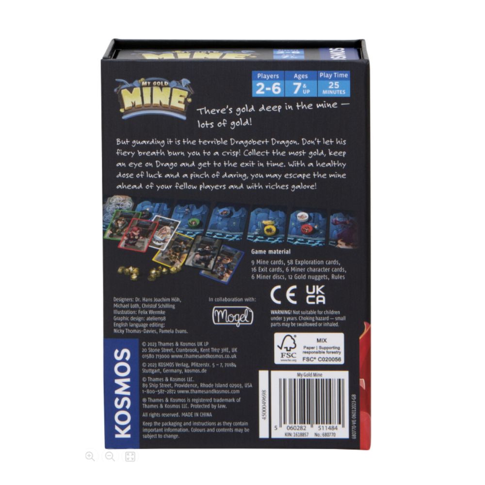 Thames & Kosmos My Gold Mine Card Game For Kids