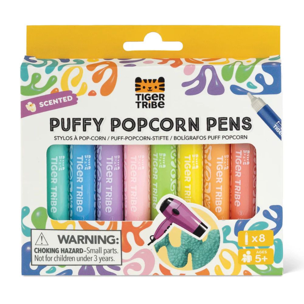 Tiger Tribe Puffy Popcorn Pens 