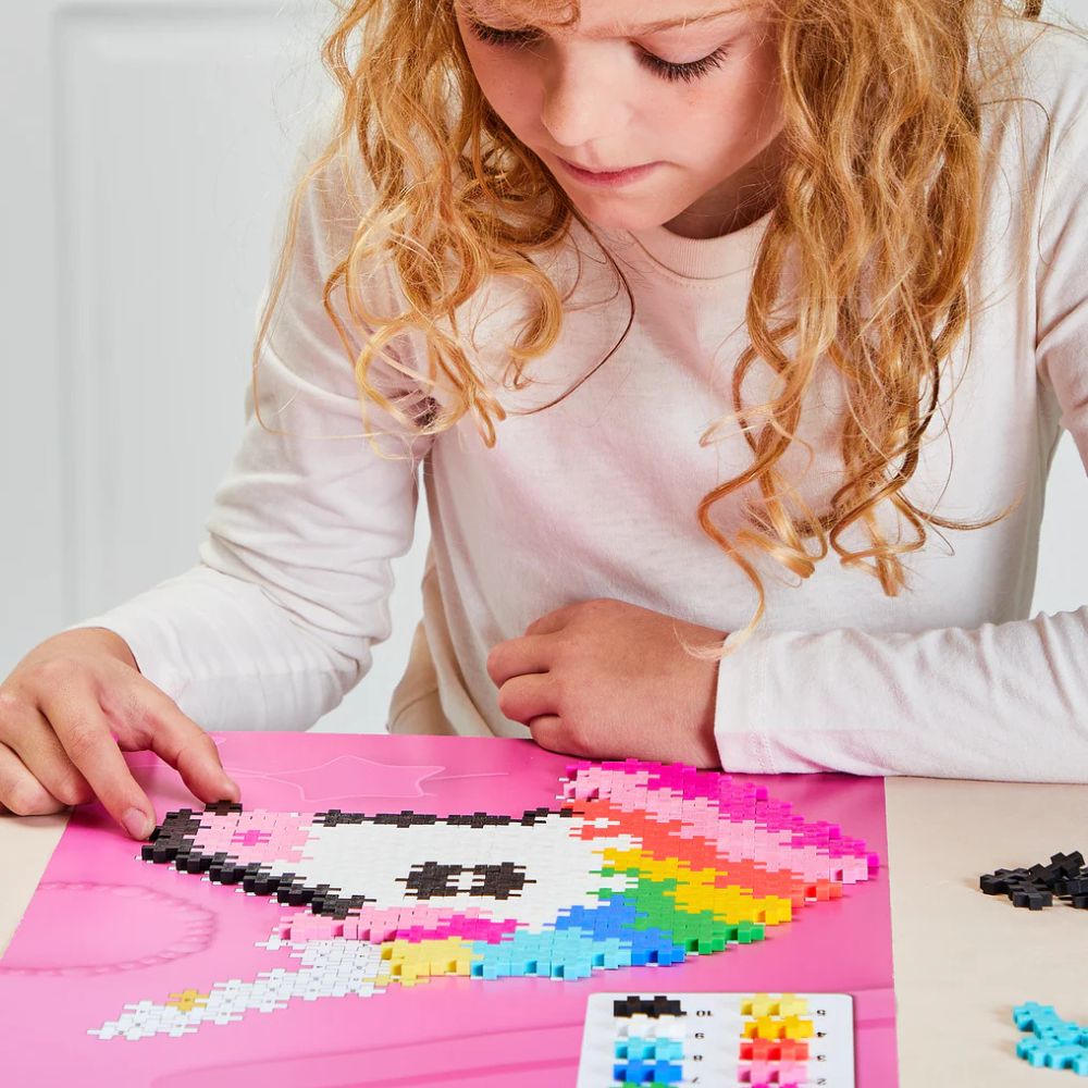 Building Set for Girls 5 years+ - Unicorn Puzzle By Numbers