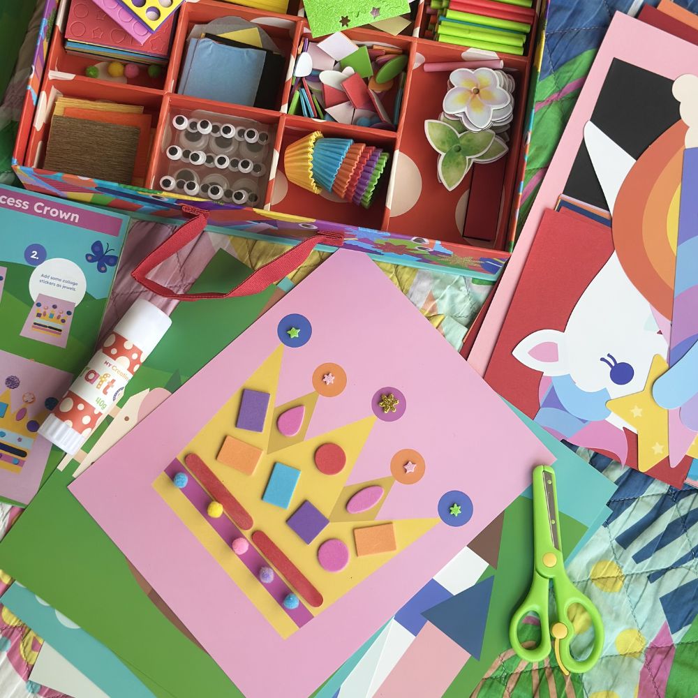 Unicorn and Fairy Collage Sensory Craft Box For Kids - My Creative Box