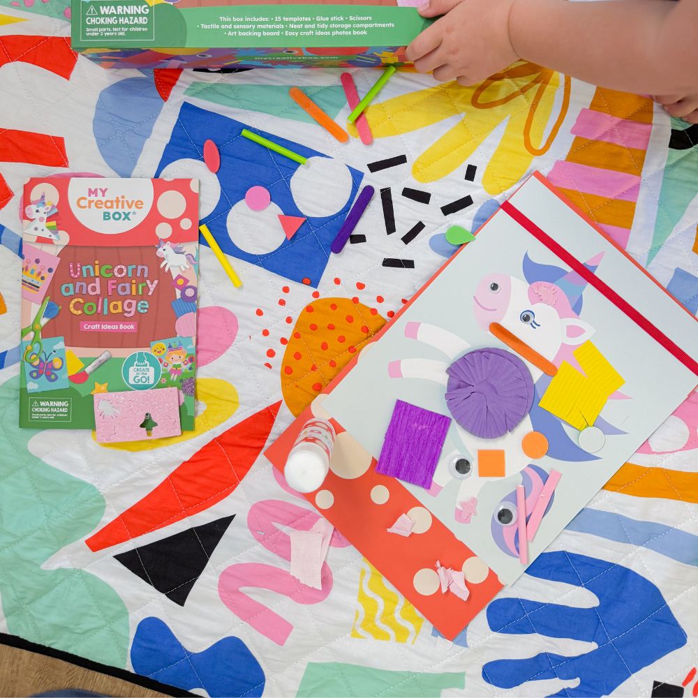 Unicorn and Fairy Collage Sensory Craft Box For Kids - My Creative Box