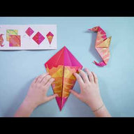 East Origami Animals.  Djeco Origami Sea Creatures DJ08755 for children 7-12 years