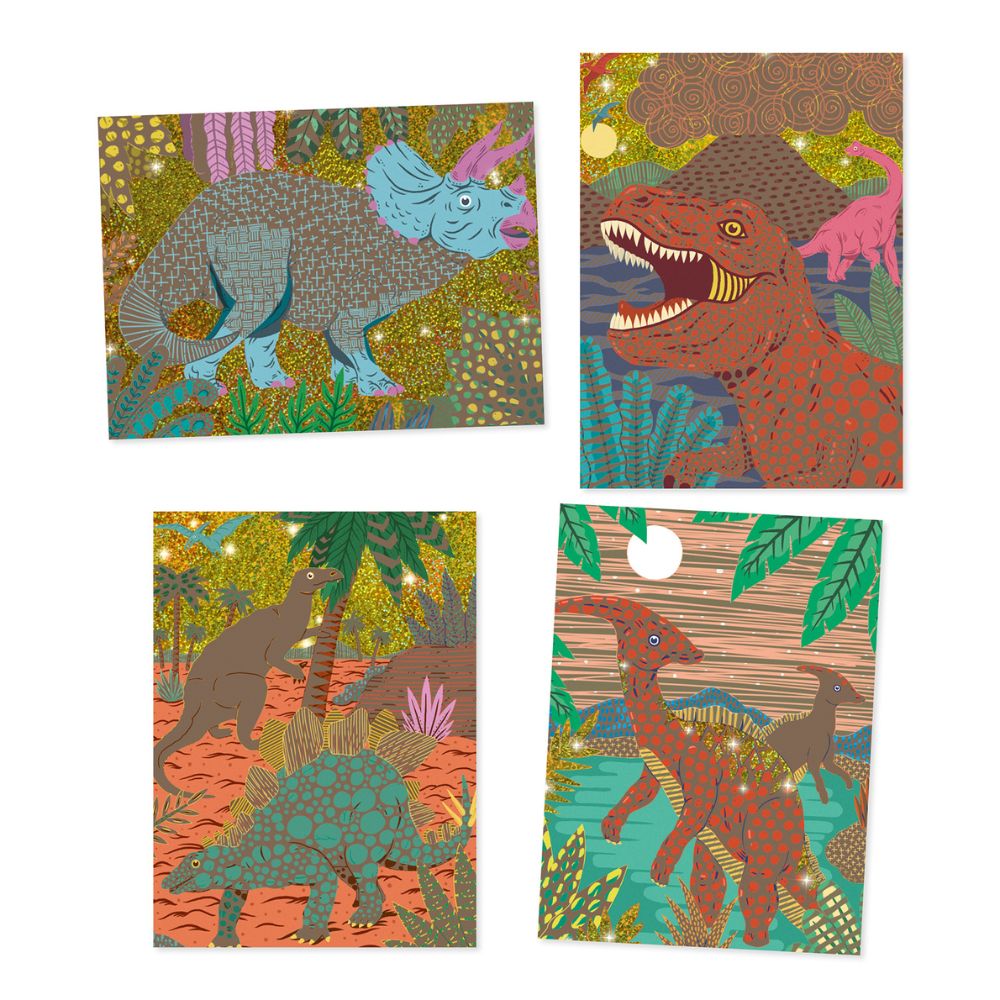 kids scratch art