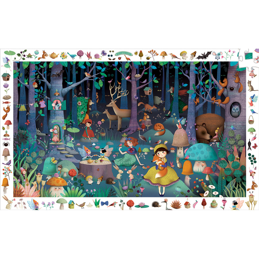 Djeco Observation Jigsaw Puzzle - Enchanted Forest