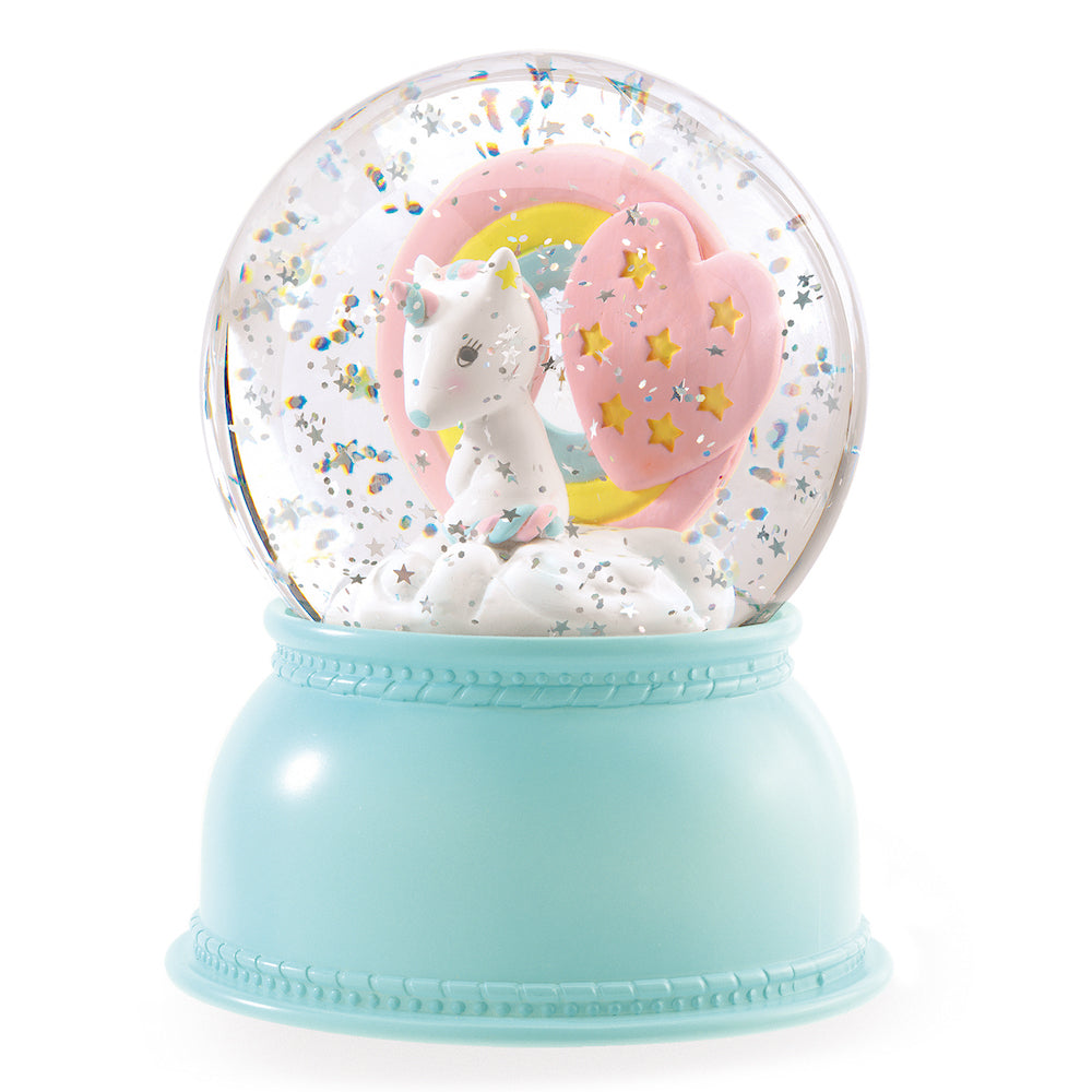 Djeco Unicorn Snowglode Night Light