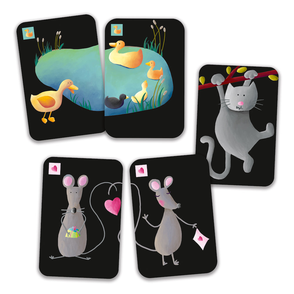Mistigri - Djeco Card Game DJ05105 for children 4 - 7 years