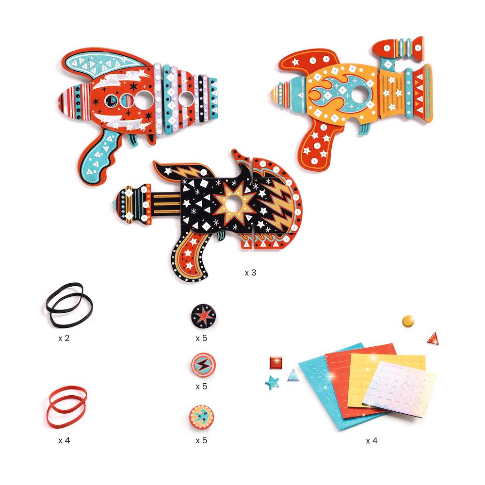 djeco do it yourself kosmik mosaic launchers