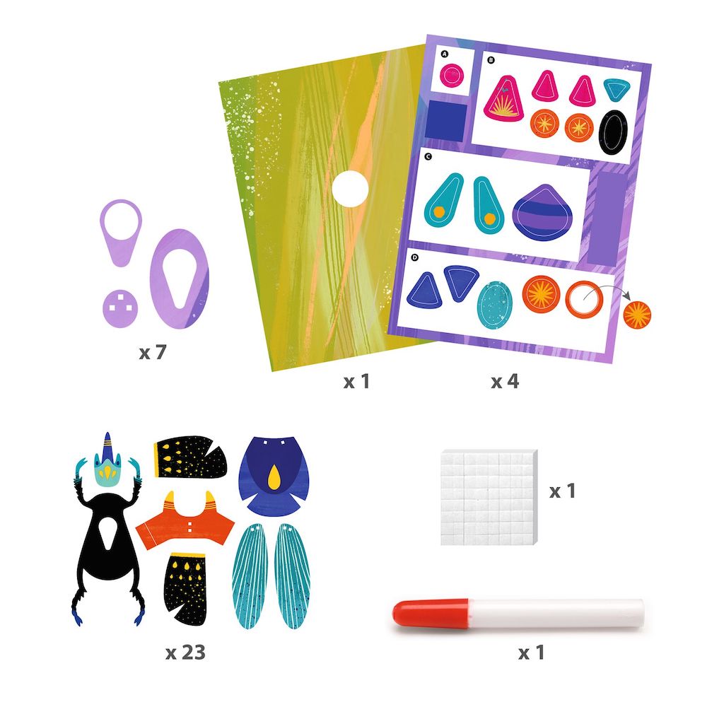 Djeco Paper Bugs Paper Crafts