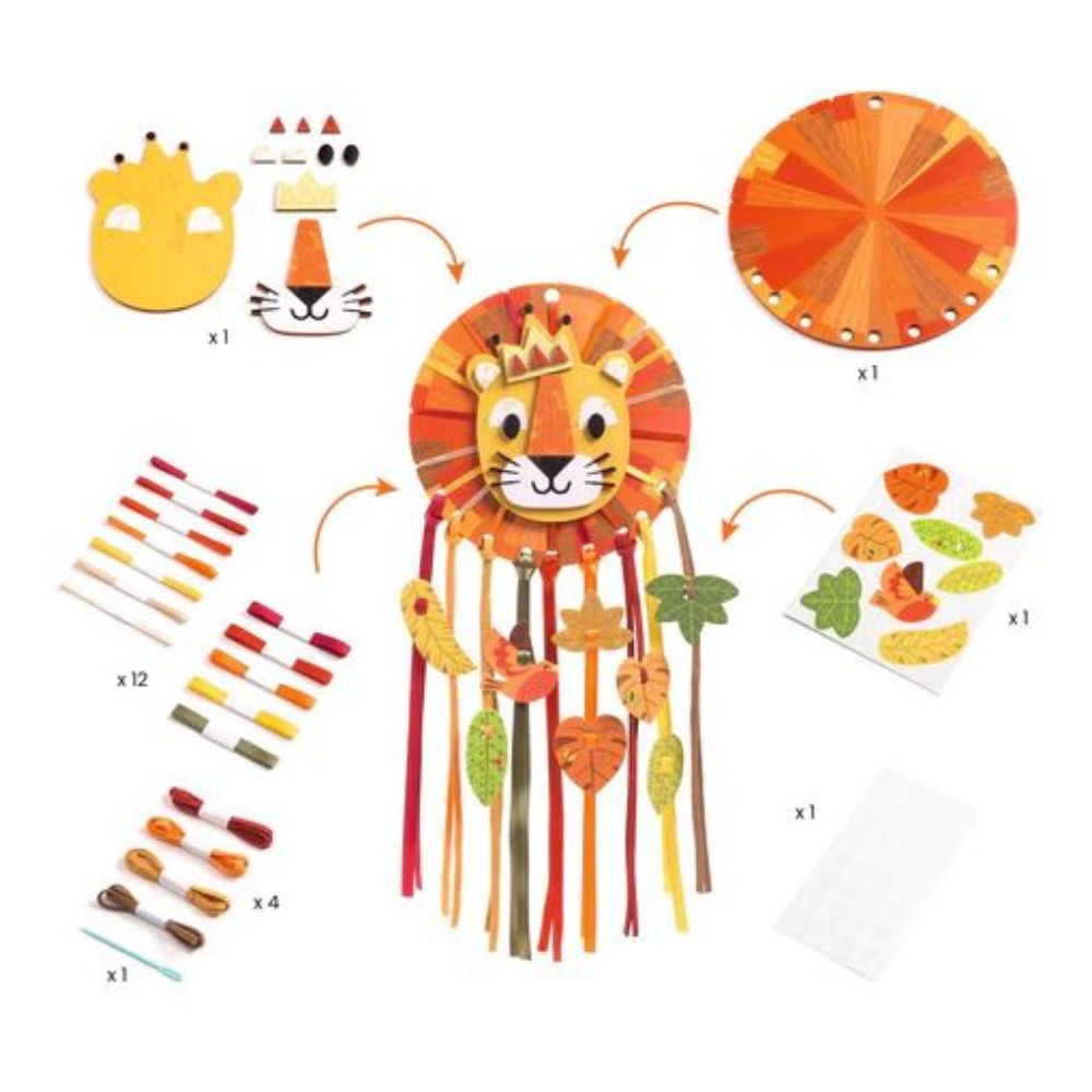 djeco do it yourself lion dreamcatcher