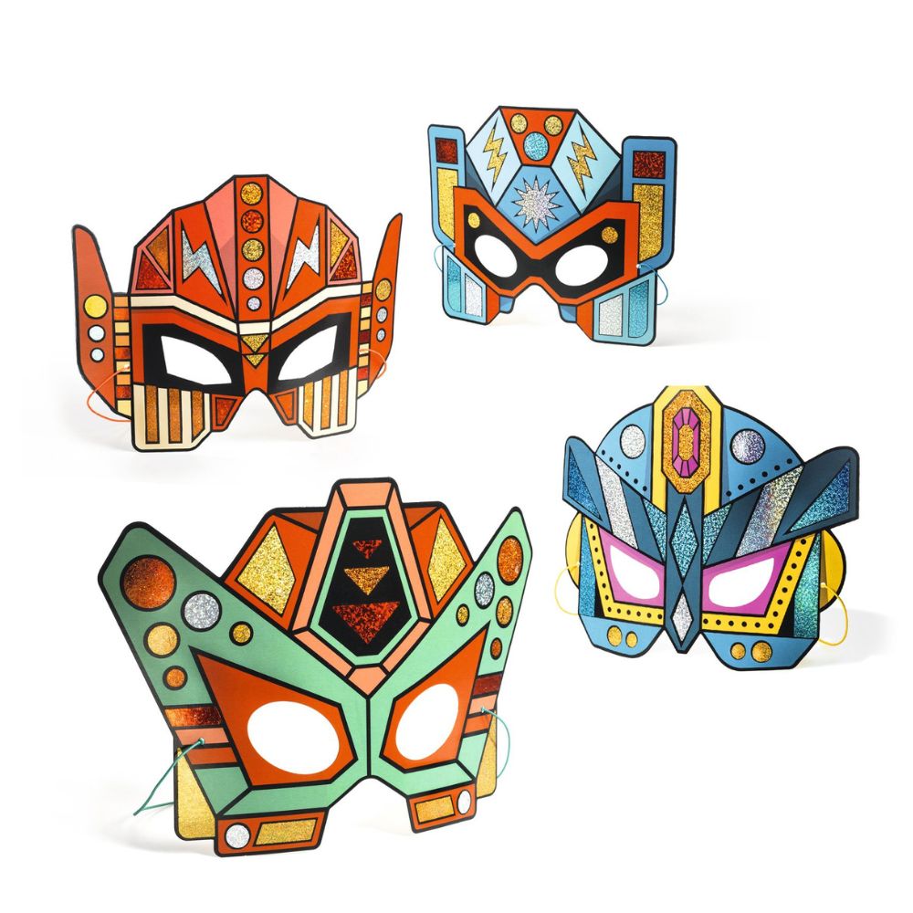 Djeco Do It Yourself - Super Robots Masks To Make DJ07924