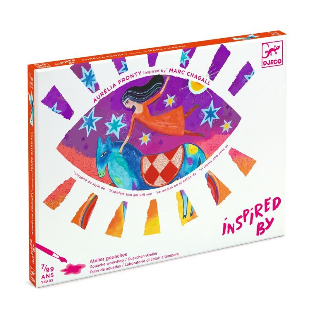Djeco Inspired By - In a Dream (Marc Chagall) Painting Set