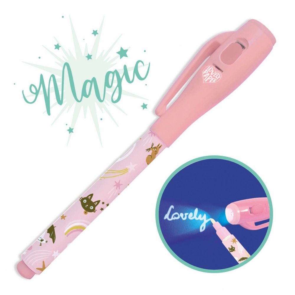 kids invisible pen with light