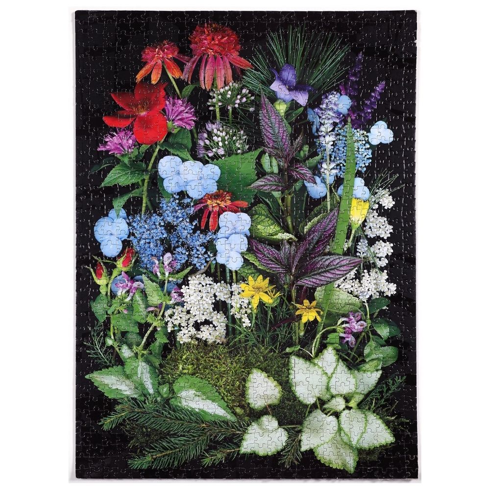 Eeboo Summer Garden Sampler - 1000 Piece Rectangle Puzzle